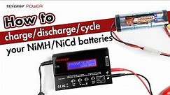 How to charge and discharge NiMH/NiCd (1-15 cells) battery packs with Tenergy's TB6B