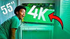 55" 4K TCL Roku TV Unboxing & Review!