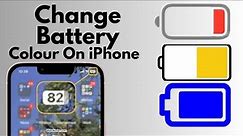 How To Change Battery Colour On iPhone After iOS 17 update (2024)
