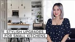 6 Stylish Upgrades for Your Small Kitchen (DIY + Rental-friendly!) SMALL SPACE SERIES