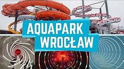 All Water Slides / Zjeżdżalnie Aquapark Wrocław, Poland (GoPro)