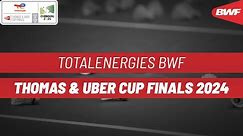 BWF Thomas Cup Finals 2024 | Hong Kong China vs. Algeria | Group D