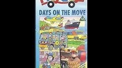 Playdays - Days on the Move (1992, UK VHS)