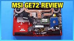 MSI GE72 7RE Apache Pro Laptop Review | Thermals, Noise, FPS