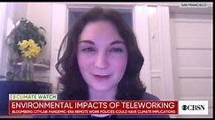 Environmental impact of long-term telework