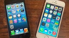 iPhone 5 on iOS 6 vs iPhone 5s on iOS 7 in 2024!