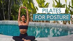 25 MIN PILATES WORKOUT || Pilates For Better Posture & A Healthy Spine (Moderate)
