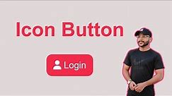 How To Add Icon in Button HTML CSS