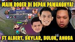 MAIN ROGER DI DEPAN TOP GOLD LANE MPL!! MOBILE LEGENDS INDONESIA
