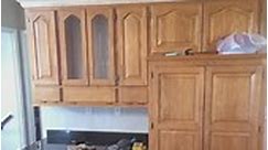 Even though wood cabinets are back in style , I still prefer an all white kitchen.A simple can of paint can transform your entire kitchen. We had old oak cabinets with the basic standard arch. We removed some of the panels and replaced them with glass , added glass shelves and painted them white. The most affordable way to transform any kitchen. Don’t be afraid to paint your cabinets white. It gives a fresh bright new look to the space. What’s your favorite color for cabinets. White, wood, or bl