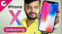 iPhone X Unboxing & First Look !!! (Space Grey - Indian Retail Unit)