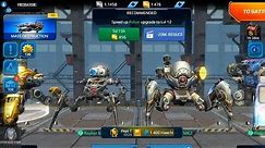 5 MAX Spider Robot Hangar In Champion League Gameplay | War Robots