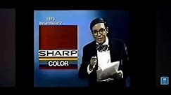 sharp betamovie 1979 sharp color TV commercial ￼