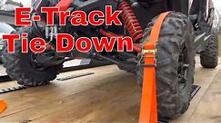 How To Install E-Track / Best Way To Tie Down Your ATV / Side By Side