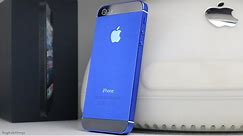 Custom Blue IOS 6 iPhone 5 Build & Restoration