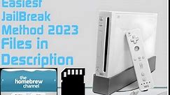 Easiest Wii Jailbreak 2023 Files in The Description