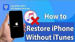 How to Restore iPhone Without iTunes | 4 Methods