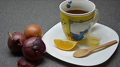 Čaj protiv kašlja od crnog luka - za iskašljavanje