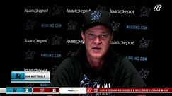 Don Mattingly breaks down Lewin Díaz's 2-HR performance, middle-game loss in D.C.