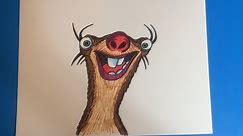 How to Draw Sid the Sloth