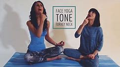 Tone a Turkey Neck Using Face Yoga with Danielle Collins and Roxy Shahidi