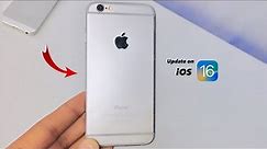 Upgrade iPhone 6 on iOS 16🍁 || How to install & Download iOS 16 on iPhone 6