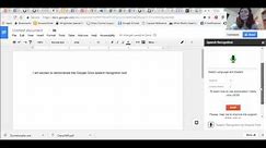 Speech to Text in Google Docs