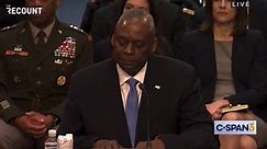 Defense Sec. Lloyd Austin on Tuesday said the U.S. doesn't "have any evidence of genocide" by Israel in Gaza.
