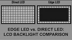EDGE LED vs DIRECT LED: LCD BACKLIGHT COMPARISON