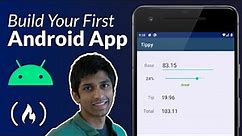 Android App Development Tutorial for Beginners - Your First App