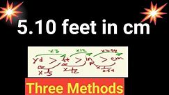 5.10 Feet in Cm||5.10 Feet into Cm||How Tall Is 5.10 Feet in Cm||5.10 feet in cm height