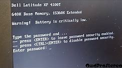 Dell Latitude Laptop BIOS Password Reset (24C02 EEPROM)