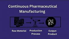 Continuous Pharmaceutical Manufacturing