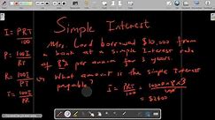 CXC CSEC Maths- Simple Interest Fully Explained