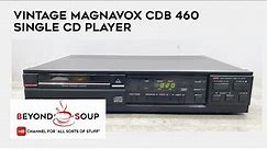 Vintage Magnavox CDB 460 CD Player Working Demo