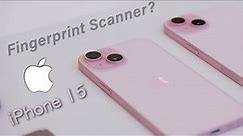 How to Setup Fingerprint Lock in iPhone 15 | Apple iPhone 15 Display Fingerprint Settings