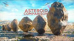 ASTEROIDS Size Comparison (3D)