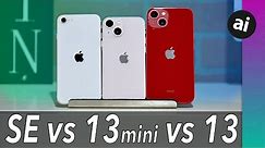 2022 iPhone SE 3 VS iPhone 13 mini & iPhone 13! Compared!