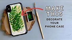 Decorate A Clear Phone Case | Create A Background Insert