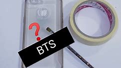 DIY K-pop phone cover || BTS army mobile cover at home || BT21 phone case