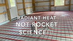 Installing your own radiant heat tubing in a concrete slab. (DIY METHOD)