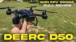 DeeRC D50 WIFI FPV Drone Review