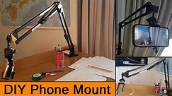 DIY Articulating Arm Mount for a Phone or Camera