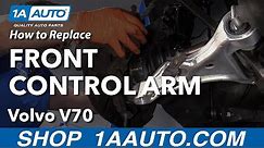 How to Replace Front Control Arm 01-07 Volvo V70