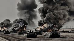 See What Happens! German Leopard Tank Destroys Ten Russian Armored T-72 Tanks! in Frontier II