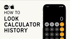 How to Look at Calculator History on iPhone or iPad 2023