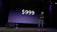 Steve Jobs Announces iPad Price