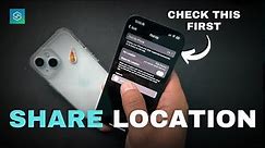 How to Share Location on iPhone (2 Phone Walkthrough)