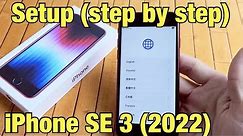 iPhone SE 3 (2022): How to Setup (step by step)