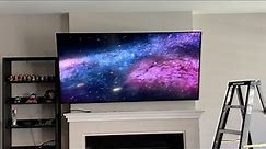 Samsung QLED 4K UHD HDR Tizen Smart TV QN70 Q6 70-inch from Costco unboxing and Kanto wall mount